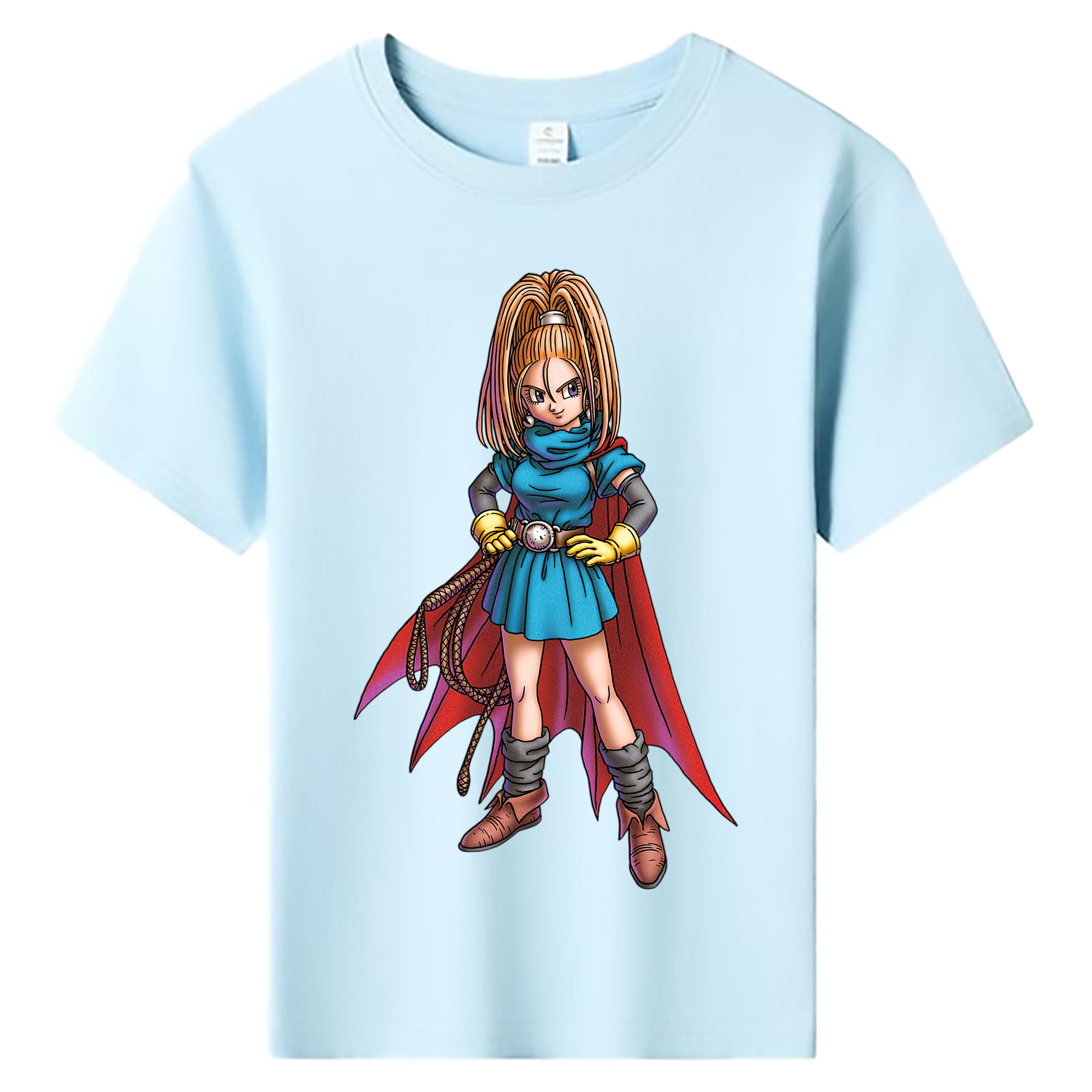 （画像用） ドラゴンクエスト Doragon Kuesuto Dragon Quest 綿100％キッズTシャツ（フロントプリント）